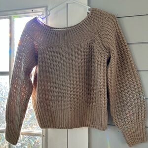 Beige Knit Sweater